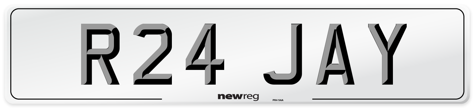 R24 JAY Number Plate from New Reg